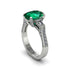Exclusive Handmade Emerald Geometrical Engagement Ring - Yolanda No. 6 image 1