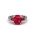 Exclusive Handmade Ruby Geometrical Engagement Ring - Yolanda No. 57 image 2