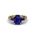 Exclusive Handmade Sapphire Geometrical Engagement Ring - Yolanda No. 73 image 2