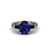 Exclusive Handmade Sapphire Geometrical Engagement Ring - Yolanda No. 45 image 2