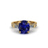 Exclusive Handmade Sapphire Geometrical Engagement Ring - Yolanda No. 13 image 2