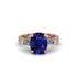 Exclusive Handmade Sapphire Geometrical Engagement Ring - Yolanda No. 14 image 2
