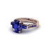 Exclusive Handmade Sapphire Geometrical Engagement Ring - Yolanda No. 74 image 3