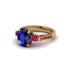 Exclusive Handmade Sapphire Geometrical Engagement Ring - Yolanda No. 58 image 3