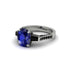 Exclusive Handmade Sapphire Geometrical Engagement Ring - Yolanda No. 45 image 3