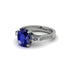 Exclusive Handmade Sapphire Geometrical Engagement Ring - Yolanda No. 15 image 2