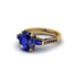 Exclusive Handmade Sapphire Geometrical Engagement Ring - Yolanda No. 73 image 3