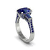 Exclusive Handmade Sapphire Geometrical Engagement Ring - Yolanda No. 75