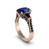 Exclusive Handmade Sapphire Geometrical Engagement Ring - Yolanda No. 44