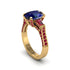 Exclusive Handmade Sapphire Geometrical Engagement Ring - Yolanda No. 58 image 1