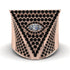 Diamond Eye Of Providence Men's Illuminati Ring - Arden No. 32