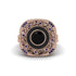 Fancy Art Deco Black Diamond Ring - Pauline No. 68 image 2