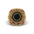 Fancy Art Deco Black Diamond Ring - Pauline No. 52 image 2