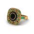 Fancy Art Deco Black Diamond Ring - Pauline No. 22 image 3