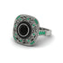 Fancy Art Deco Black Diamond Ring - Pauline No. 24 image 3