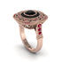 Fancy Art Deco Black Diamond Ring - Pauline No. 53 image 1