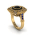 Fancy Art Deco Black Diamond Ring - Pauline No. 67 image 1