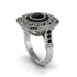Fancy Art Deco Black Diamond Ring - Pauline No. 39 image 1
