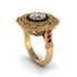 Fancy Art Deco Diamond Ring - Pauline No. 46