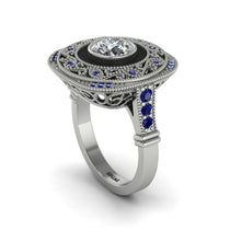 Fancy Art Deco Diamond Ring - Pauline No. 63 image 1