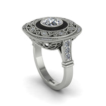Fancy Art Deco Diamond Ring - Pauline No. 3 image 1