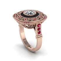 Fancy Art Deco Diamond Ring - Pauline No. 47 image 1