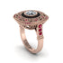 Fancy Art Deco Diamond Ring - Pauline No. 47