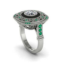 Fancy Art Deco Diamond Ring - Pauline No. 18 image 1