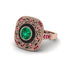 Fancy Art Deco Emerald Ring - Pauline No. 50
