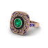 Fancy Art Deco Emerald Ring - Pauline No. 65 image 3