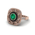 Fancy Art Deco Emerald Ring - Pauline No. 5