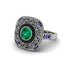 Fancy Art Deco Emerald Ring - Pauline No. 66 image 3