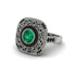 Fancy Art Deco Emerald Ring - Pauline No. 36