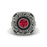 Fancy Art Deco Ruby Ring - Pauline No. 42 image 2