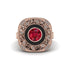 Fancy Art Deco Ruby Ring - Pauline No. 11 image 2