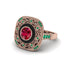 Fancy Art Deco Ruby Ring - Pauline No. 26