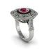 Fancy Art Deco Ruby Ring - Pauline No. 12