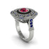 Fancy Art Deco Ruby Ring - Pauline No. 72 image 1