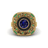 Fancy Art Deco Sapphire Ring - Pauline No. 28 image 2