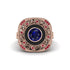 Fancy Art Deco Sapphire Ring - Pauline No. 59 image 2
