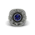 Fancy Art Deco Sapphire Ring - Pauline No. 15 image 2