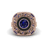 Fancy Art Deco Sapphire Ring - Pauline No. 74