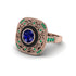 Fancy Art Deco Sapphire Ring - Pauline No. 29 image 3