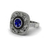 Fancy Art Deco Sapphire Ring - Pauline No. 15