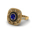 Fancy Art Deco Sapphire Ring - Pauline No. 13