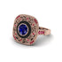 Fancy Art Deco Sapphire Ring - Pauline No. 59