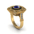 Fancy Art Deco Sapphire Ring - Pauline No. 13 image 1
