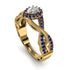 Infinity Inspired Halo Diamond Engagement Ring - Teresa No. 61 image 2