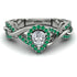 Infinity Inspired Halo Diamond Engagement Ring - Teresa No. 18