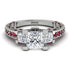 Modern Geometric Diamond Gold Engagement Ring - Beverly No. 48 image 12